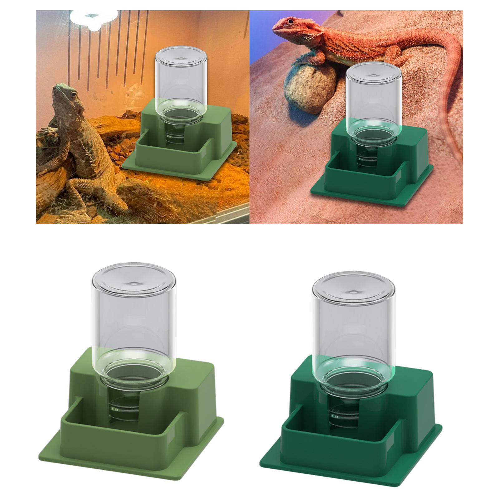 Water Dish Reptile - Reptilien-Wasserspender 30ml Automatische Wasserschale ABS Stabil