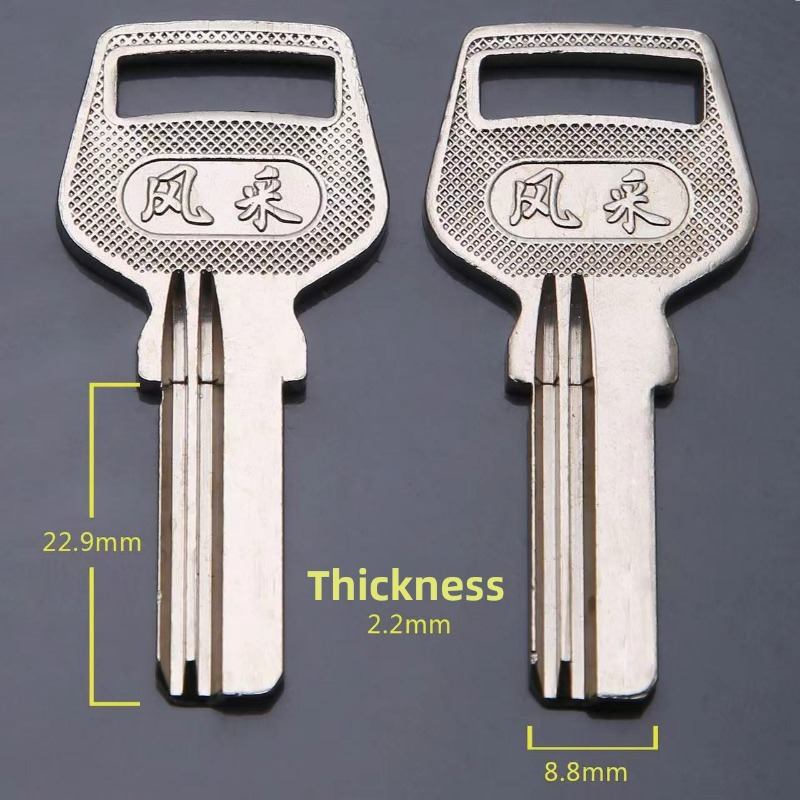Glass Door Hinge - 20 Stück, geeignet für kleine Schlüsselrohlinge
