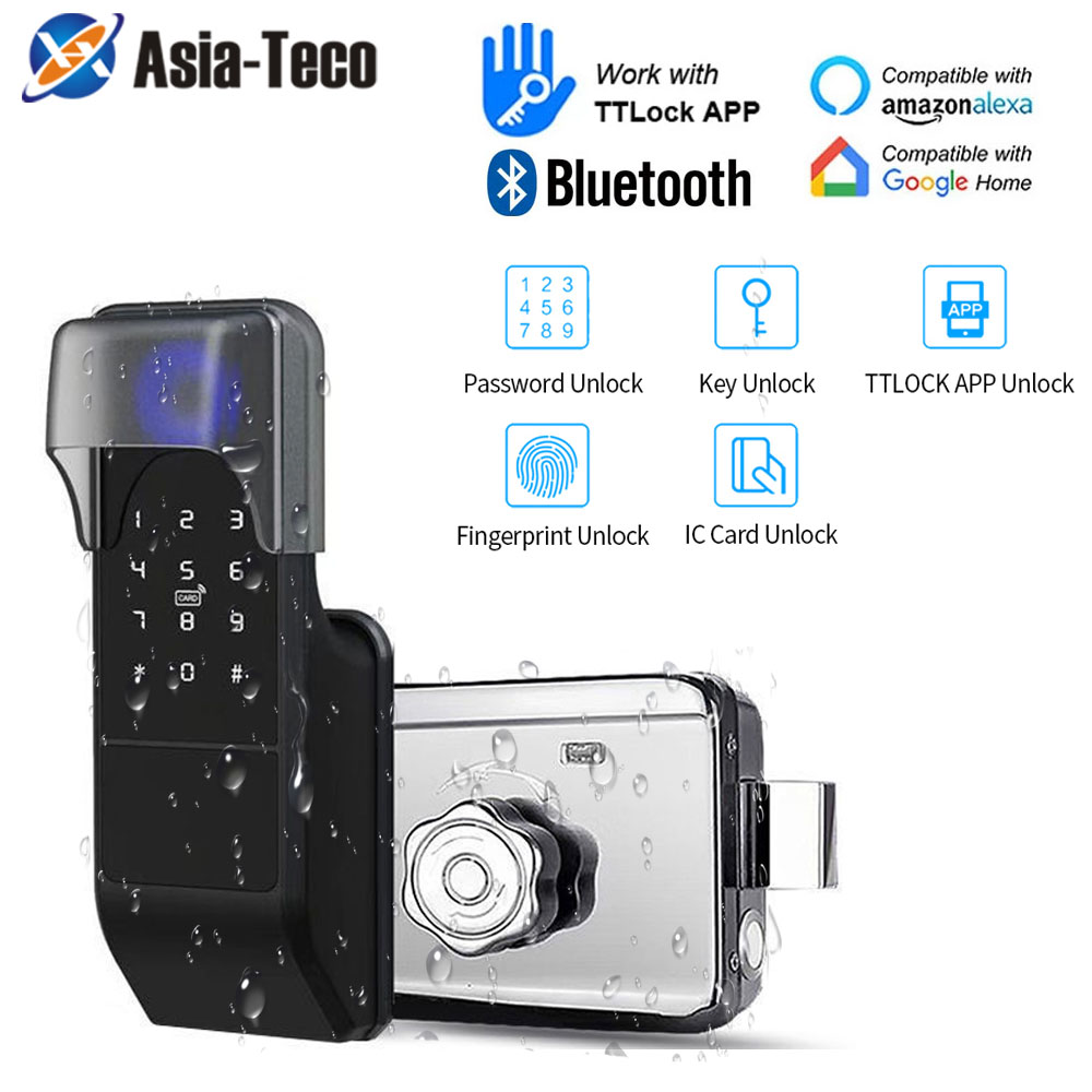Glass Door Hinge - Ip65 wasserdicht ttlock Finger abdruck Smart